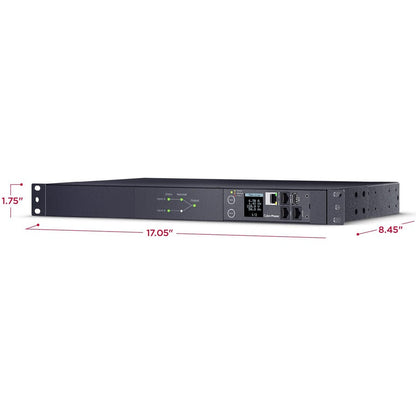 20A/200V-240V Switched Ats Pdu,1U 10 Iec Outlets 2 X L6-20P