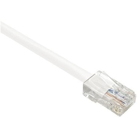 20Ft White Cat5E Patch Cable, Utp, No Boots