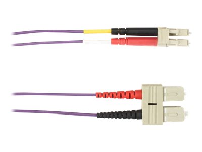 20M Fiber Optic Mmf Sc/Lc,Duplex Pvc Violet 625Mm Patch Cable