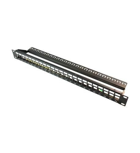 24 PORT BLANK PATCH PANEL 1U WAV-BPPWM-24