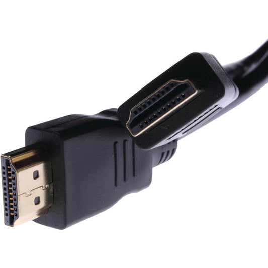 25 Feet High Speed Hdmi Cable W/ Ethernet, Hdmi Male - Hdmi Male, Black, Hdmi V1