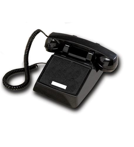 250000-VBA-NDL Black desk no dial ITT-2500NDL-BK