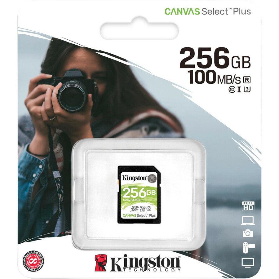 256Gb Sdxc Canvas Select,Plus 100R C10 Uhs-I U3 V30