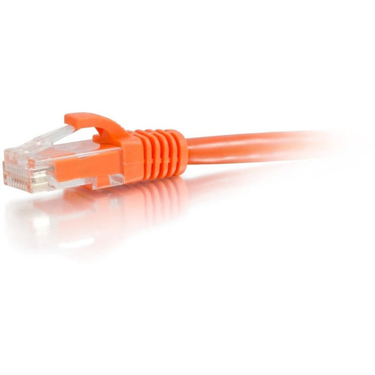 25Ft Cat6A Snagless Utp Cable-Ornge