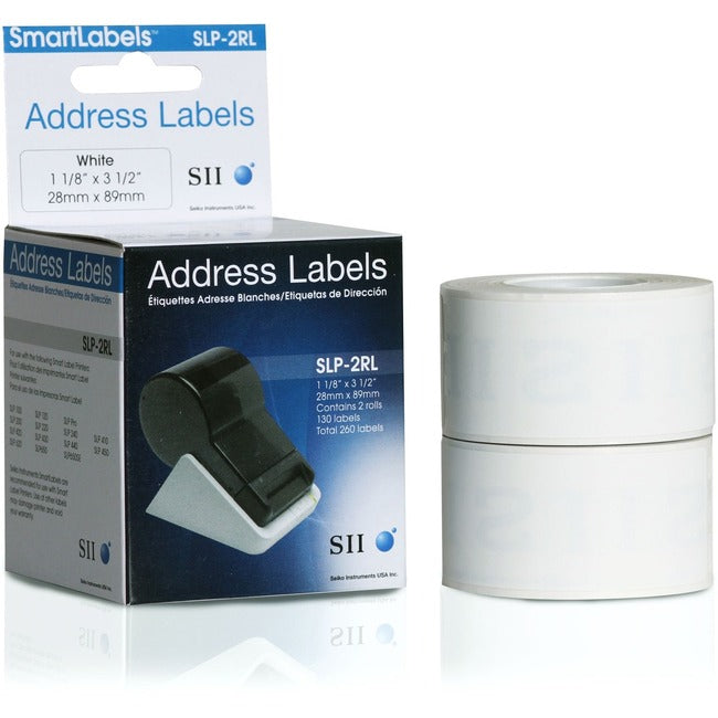 260-Labels 1-1/8 X 3-1/2 For,Seiko Label Printers Slp-2Rl