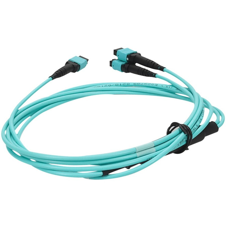 2M 2Xmpo-16/Mpo F/F Fanout Cbl,24Strand Aqua Om4 Ofnr