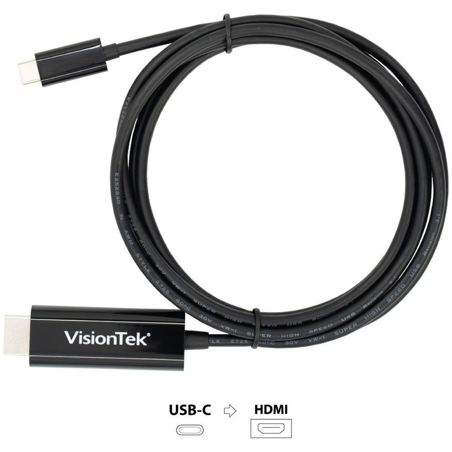 2M Usb C/Thunderbolt 3 To,Hdmi2.0 Cable M/M