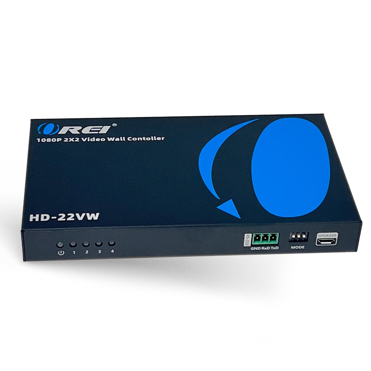 2x2 Full HD Video Wall Controller with Audio Extraction & RS-232 (HD-22VW)