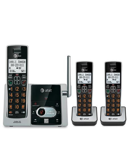 3 Handset Answering System CID ATT-CL82313