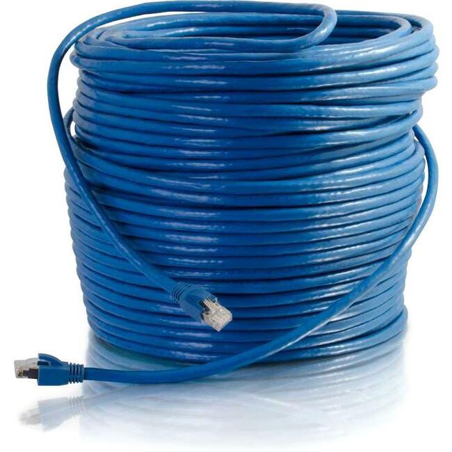 300Ft Cat6 Blue Solid Shielded Patch Cbl