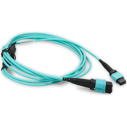 30M 2Xmpo-16/Mpo F/F Fanout Cbl,16Strand Aqua Om4 Lszh