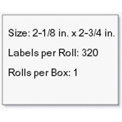 320-Labels 2-1/8 X 2-3/4,Slp-Drl Diskette/ Name Tag