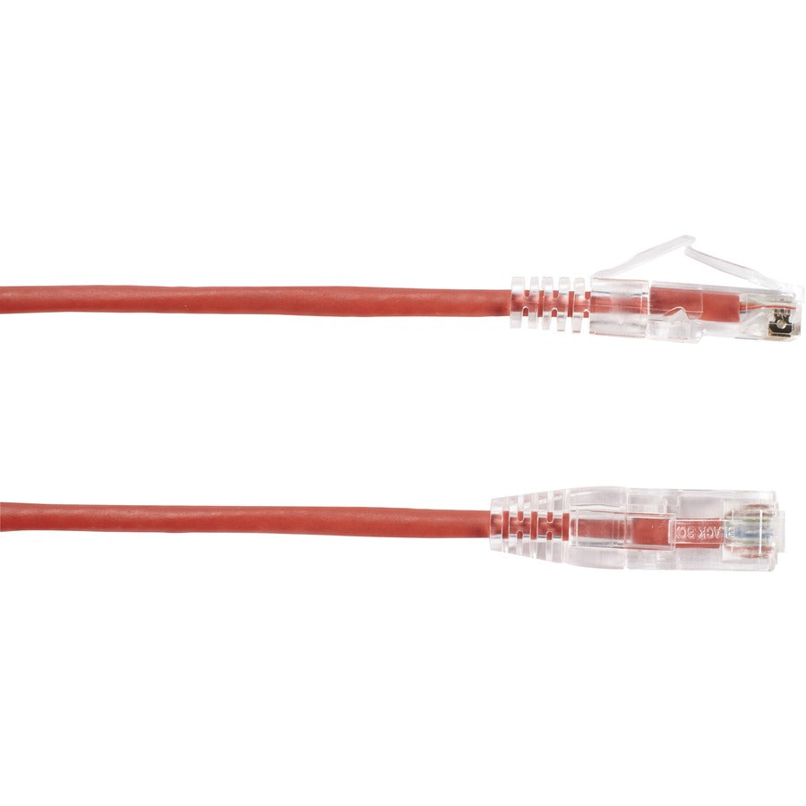 3Ft Red Cat6 Slim 28Awg Patch C,Able 250Mhz Utp Cm Snagless