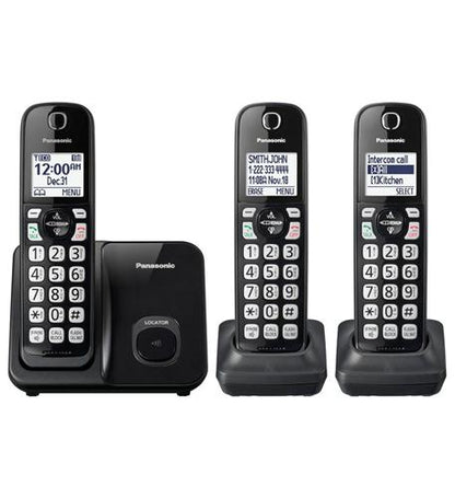 3HS Cordless Telephone in black KX-TGD513B