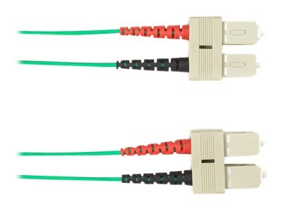 3M Fo Sc/Lc Sm Duplex Plenum,Green Patch Cable Ncnr