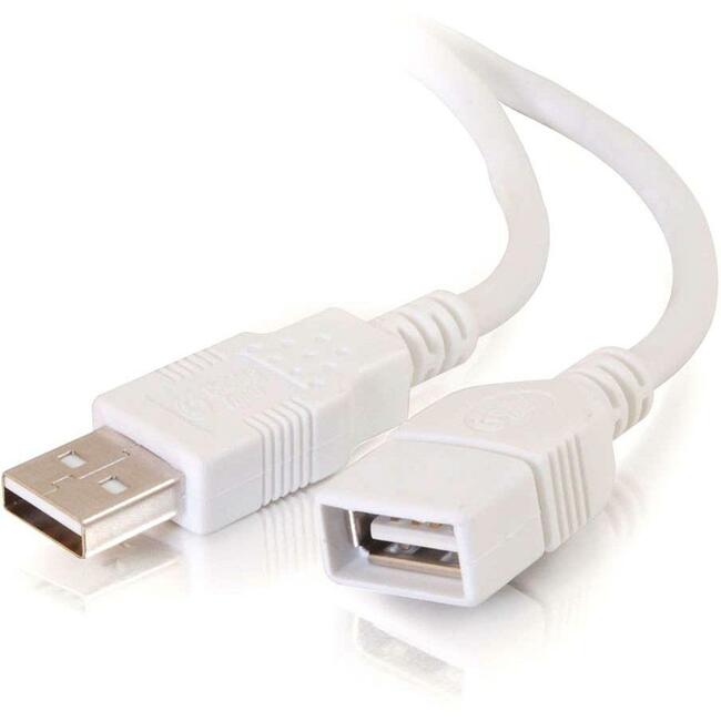 3M Usb 2.0 A Male To A Female Extension Cable - White (9.8Ft)