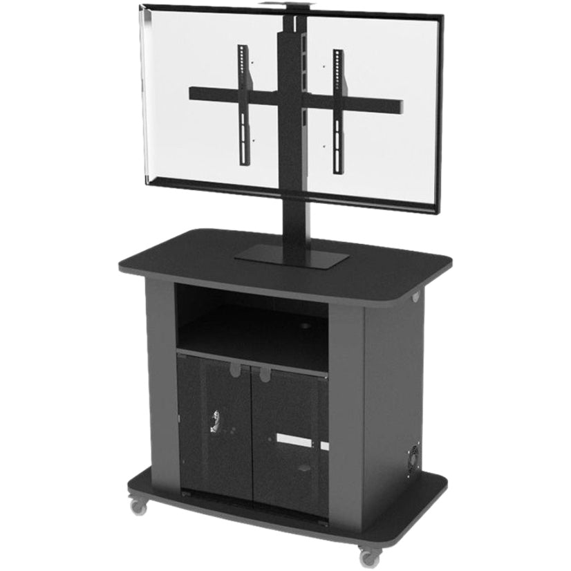 42In Tall Tech Series Cart With,Pm2-S Single 37-60 Monitor Mount