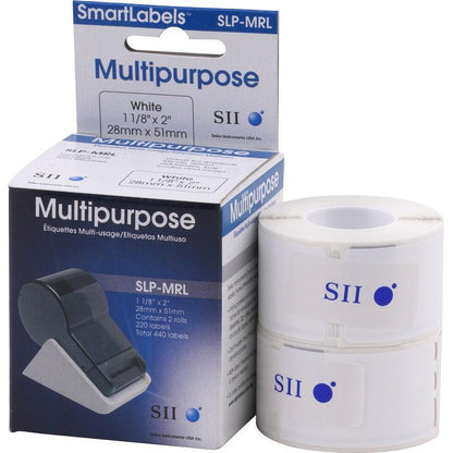 440-Labels 1-1/8 X 2 Slp-Mrl,For Seiko Label Printers