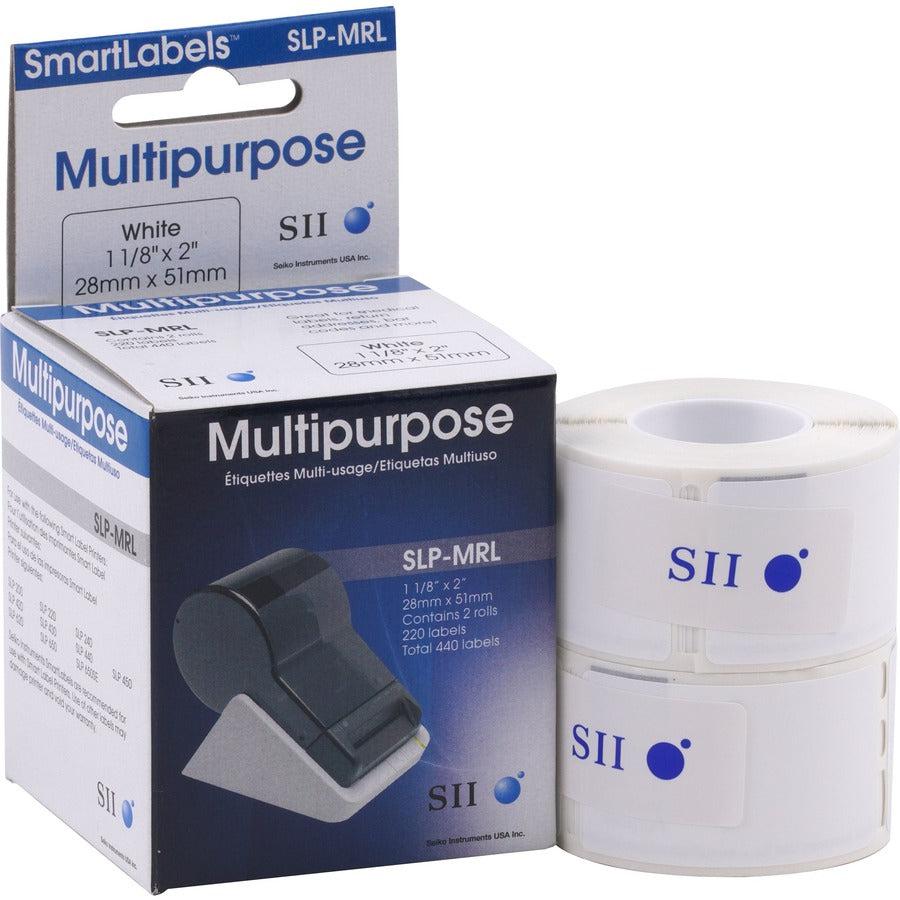 440-Labels 1-1/8 X 2 Slp-Mrl,For Seiko Label Printers