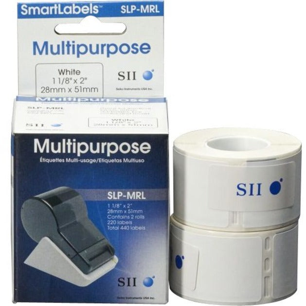 440-Labels 1-1/8 X 2 Slp-Mrl,For Seiko Label Printers