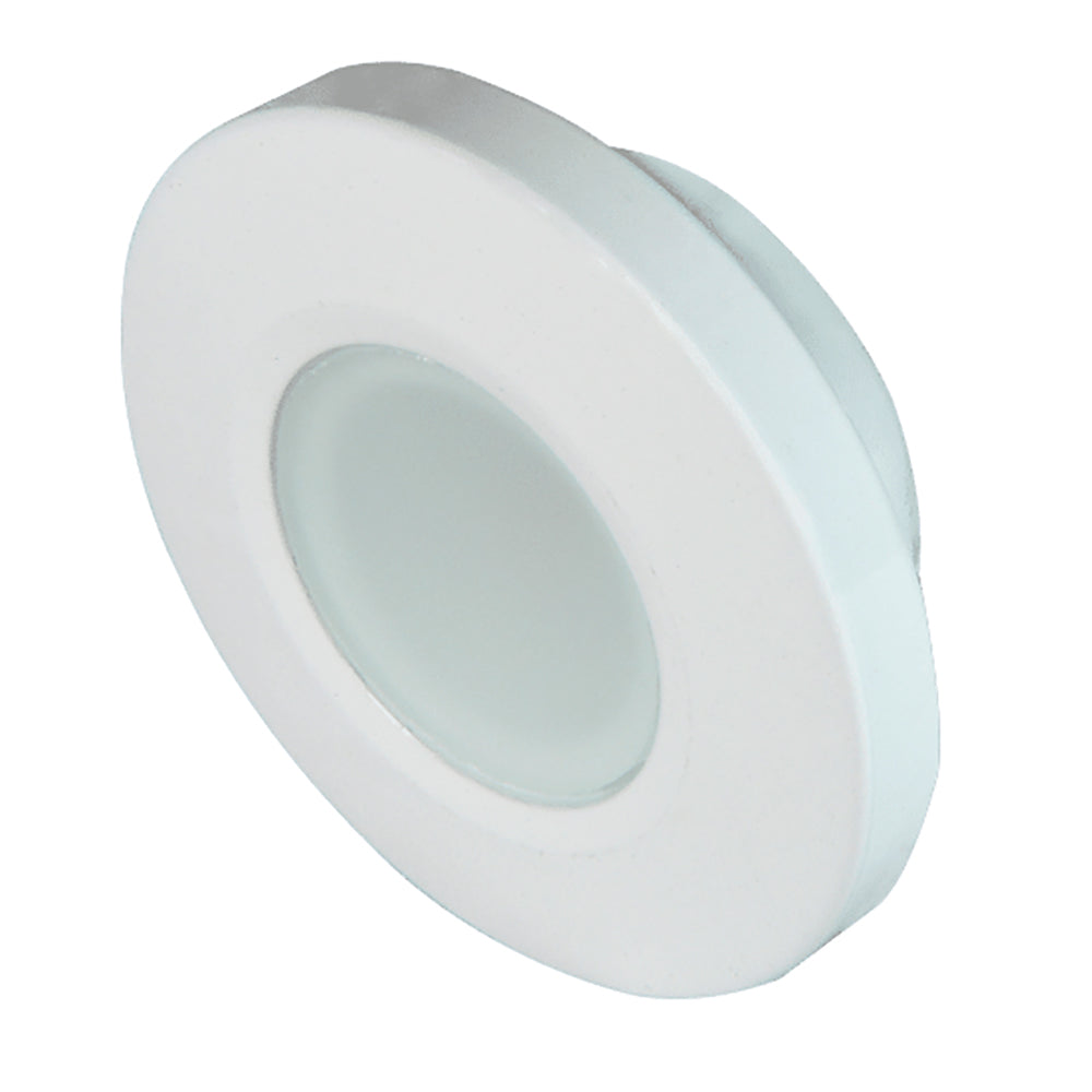 Lumitec Orbit - Flush Mount Down Light - White Finish - 2-Color Blue/White Dimming