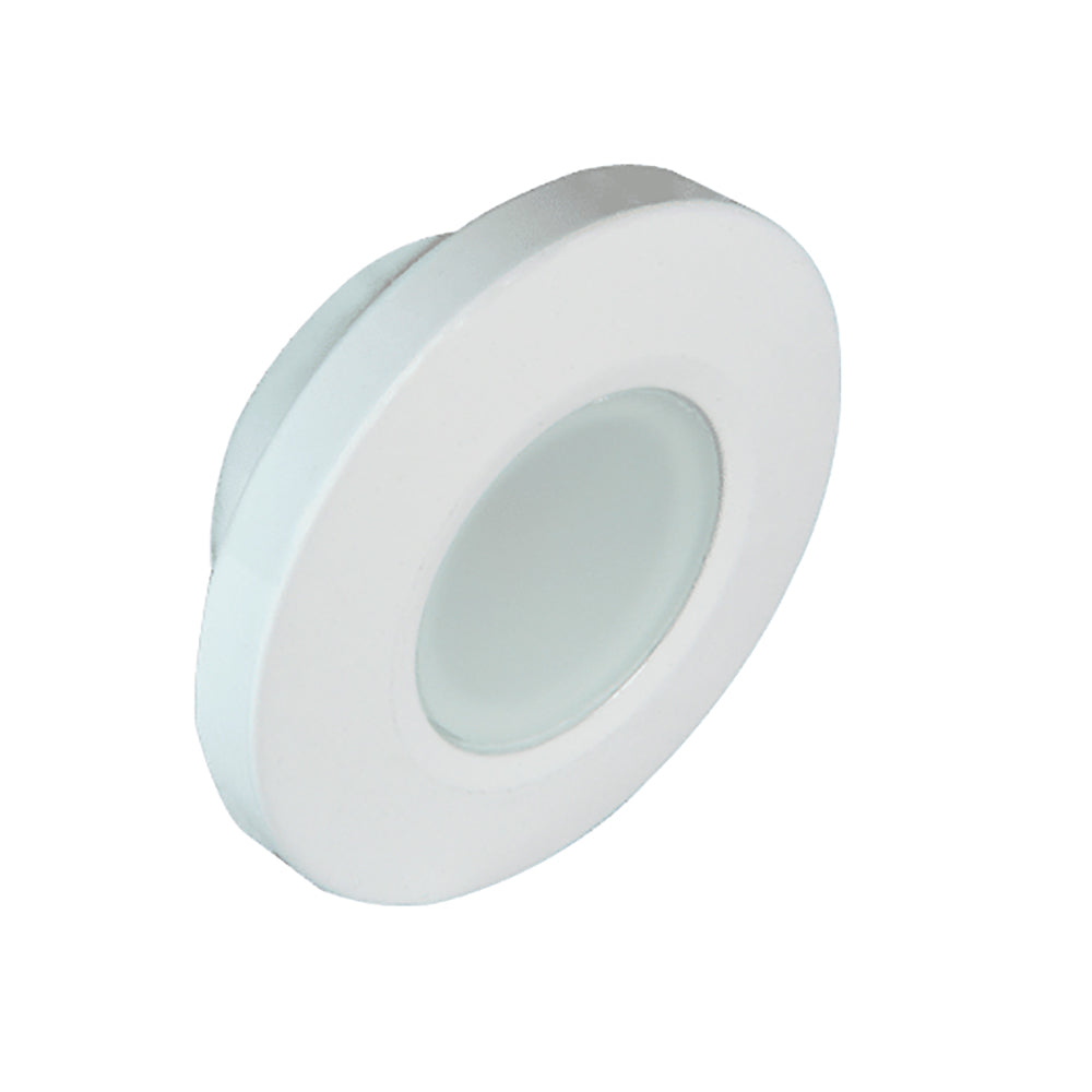 Lumitec Orbit - Flush Mount Down Light - White Finish - White Non-Dimming