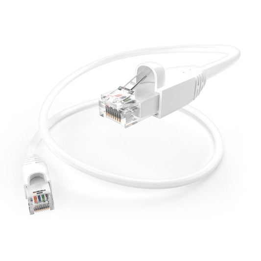 4Ft White Cat6A 10 Gigabit Patch Cable, Utp, Snagless