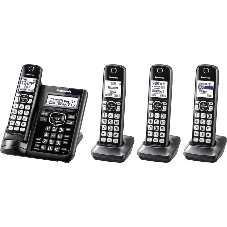 4HS Cordless Telephone- ITAD- DK- Black KX-TGF544B