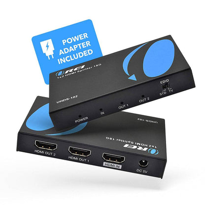 4K HDMI Splitter 1-In-2-Out with EDID control (UHDS-102)