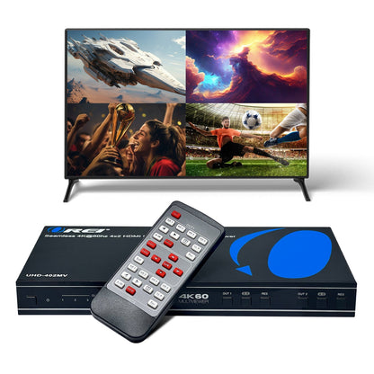 4K Quad Multi-Viewer 4x2 Seamless Switch (UHD-402MV)