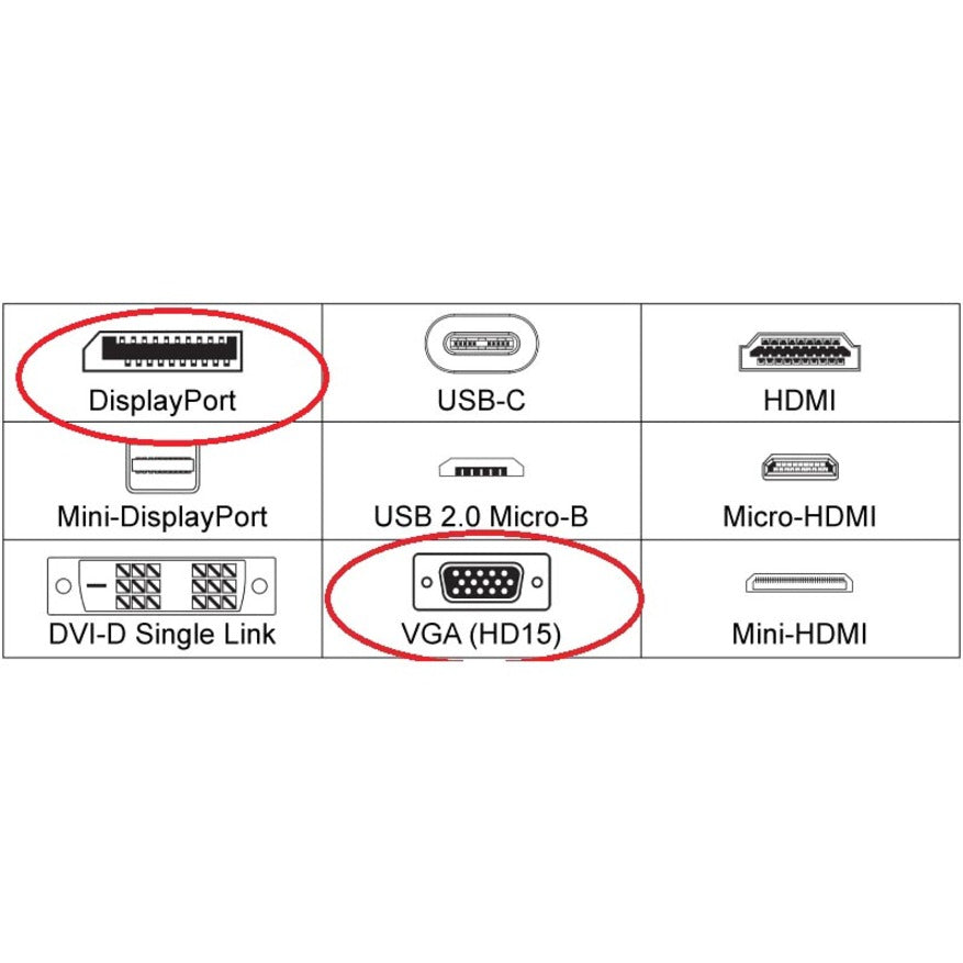 4Xem 10In Displayport To Vga M/F Adapter Cable - White