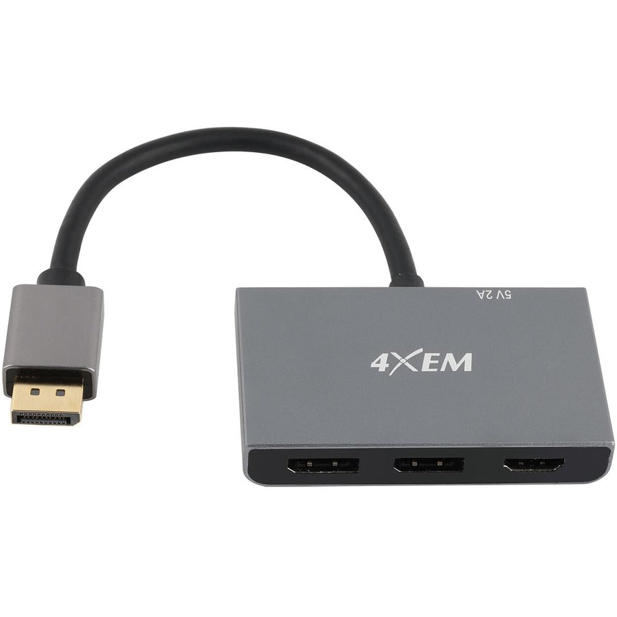 4Xem 3-Port Dp To Hdmi Multi-Monitor Hub