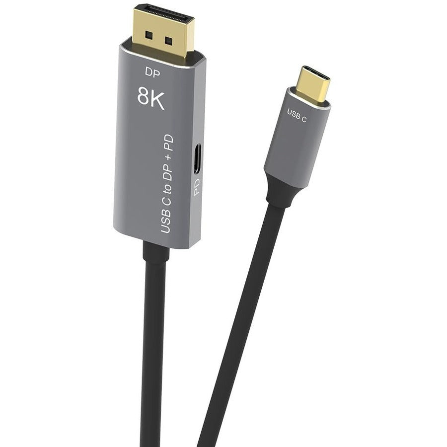 4Xem 8K/4K 2M Usb-C To Displayport Cable With Power Delivery