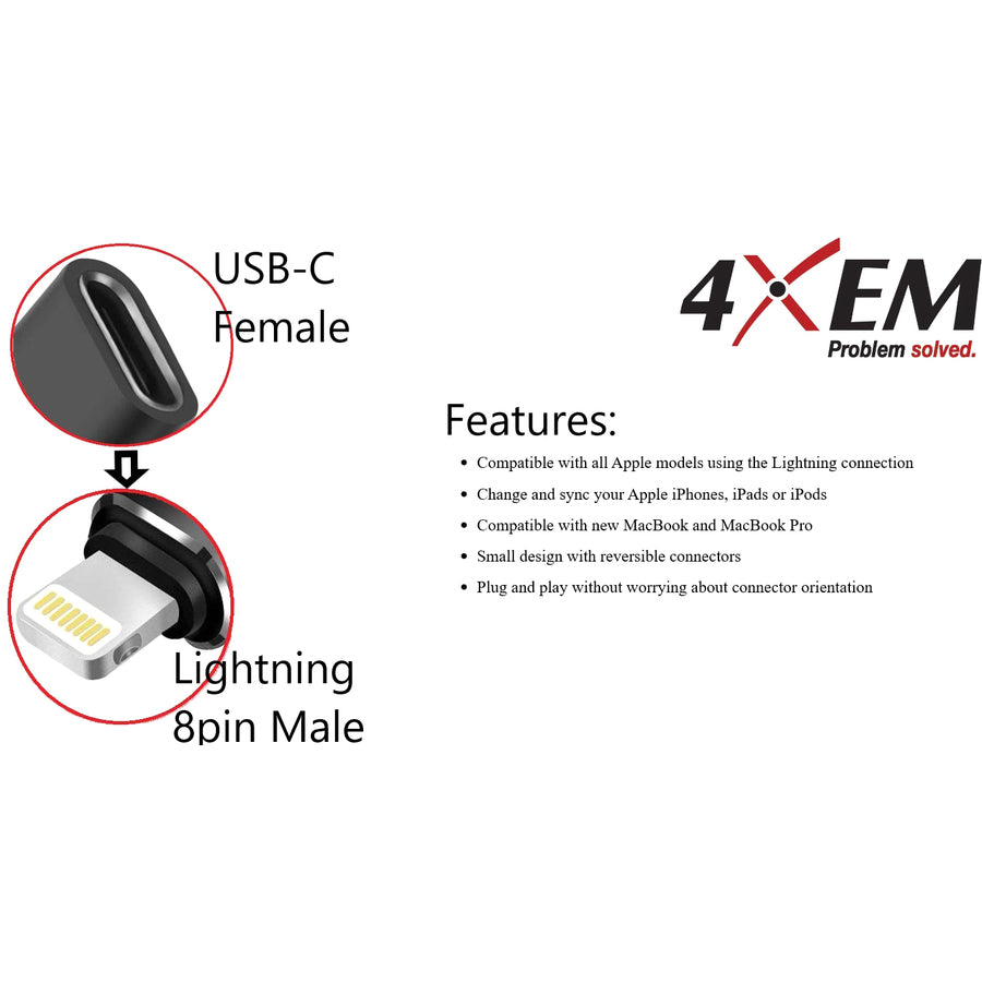 4Xem Usb Type-C To Lightning Adaptor