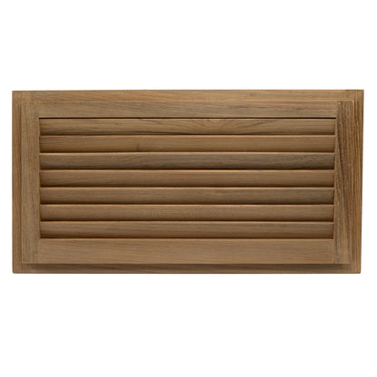 Whitecap Teak Louvered Insert - 9-3/8" x 18" x 3/4"