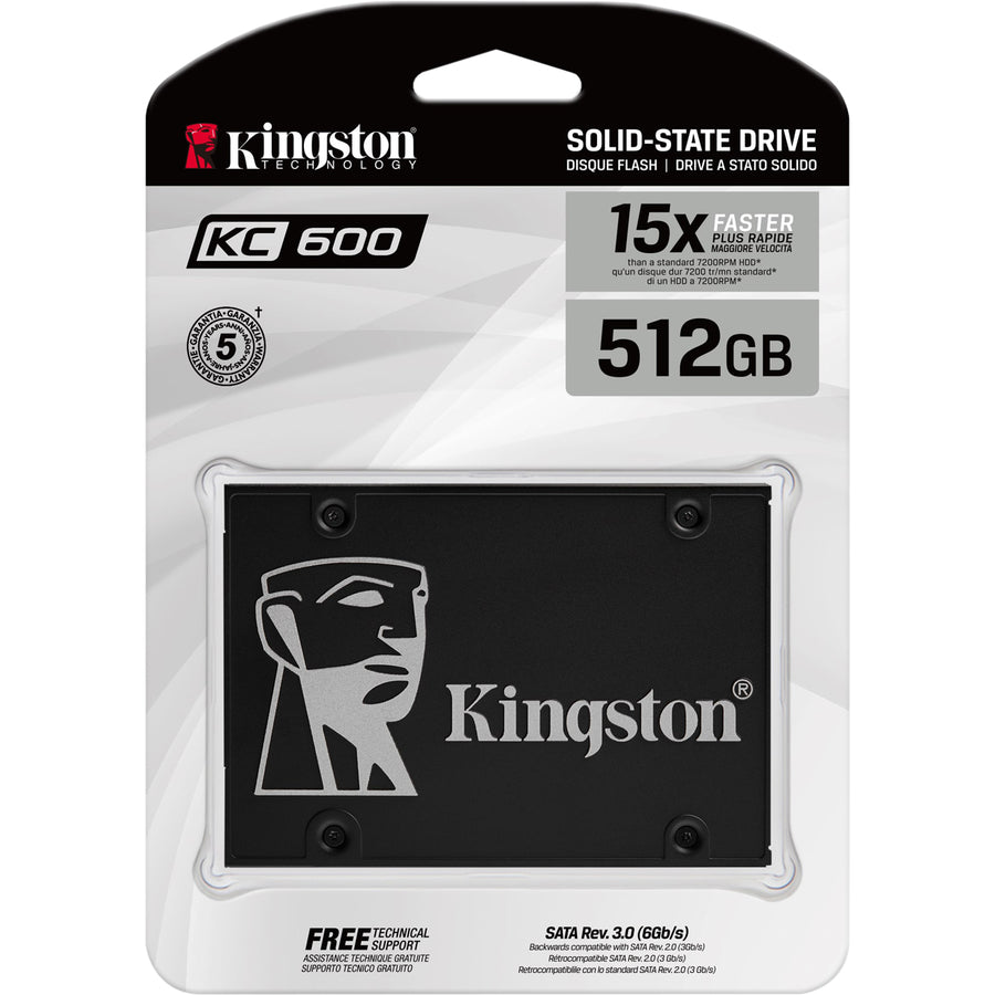 512Gb Ssd Kc600 Sata3 2.5,Bulk Pack Minimum Qty 10