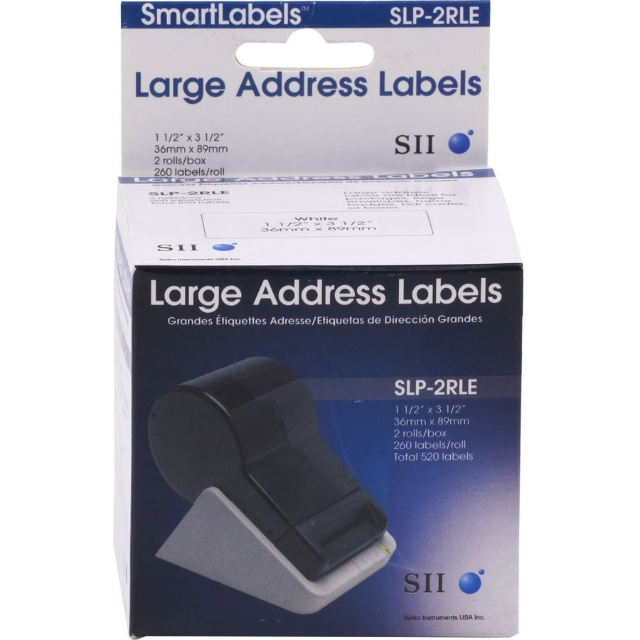 520-Labels 1-1/2 X 3-1/2,Slp-2Rle 2Rolls Large Address