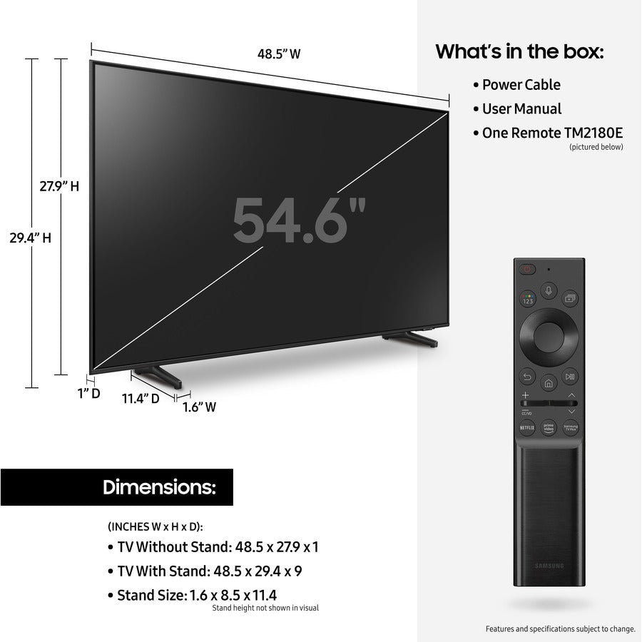 55In Qled 4K Qn60 Ser Tv 2021,Quantum Hdr 120 Mr 4K Upscale