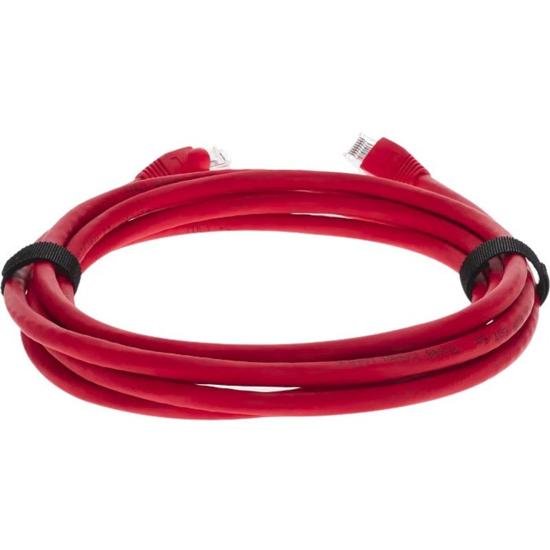 5Ft Cat6A Red Microboot,Snagless Rj45 M/M Patch Cbl Cu