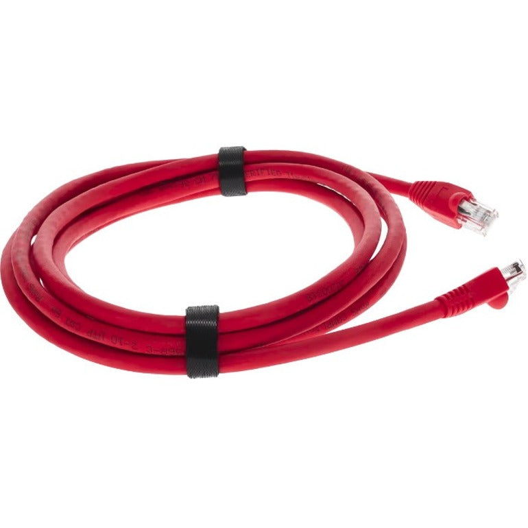 5Ft Cat6A Red Microboot,Snagless Rj45 M/M Patch Cbl Cu