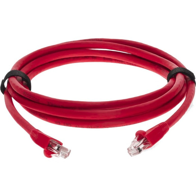 5Ft Cat6A Red Microboot,Snagless Rj45 M/M Patch Cbl Cu