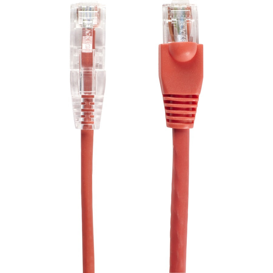 5Ft Red Cat6 Slim 28Awg Patch C,Able 250Mhz Utp Cm Snagless