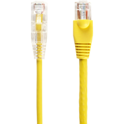 5Ft Yellow Cat6 Slim 28Awg Patc,H Cable 250Mhz Utp Cm Snagless