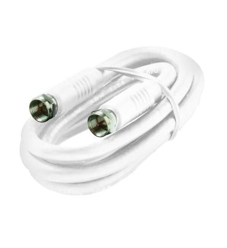 6' F-F White RG6/UL Cable ST-205-415WH