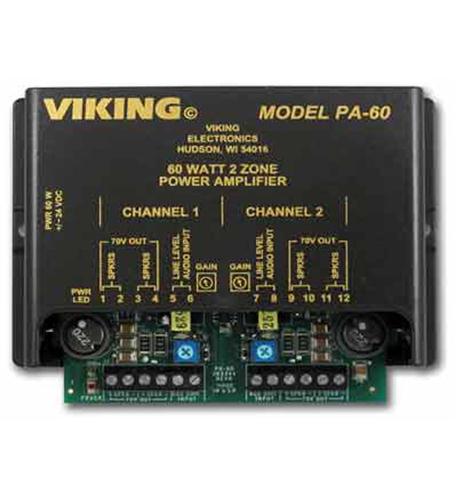 60W Compact Two Zone Amplifier VK-PA-60