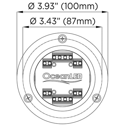 OceanLED Sport S3166S Underwater LED Light - Ultra White