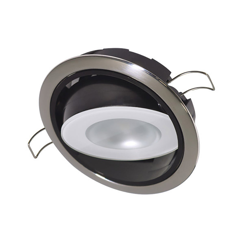 Lumitec Mirage Positionable Down Light - Spectrum RGBW Dimming - Polished Bezel