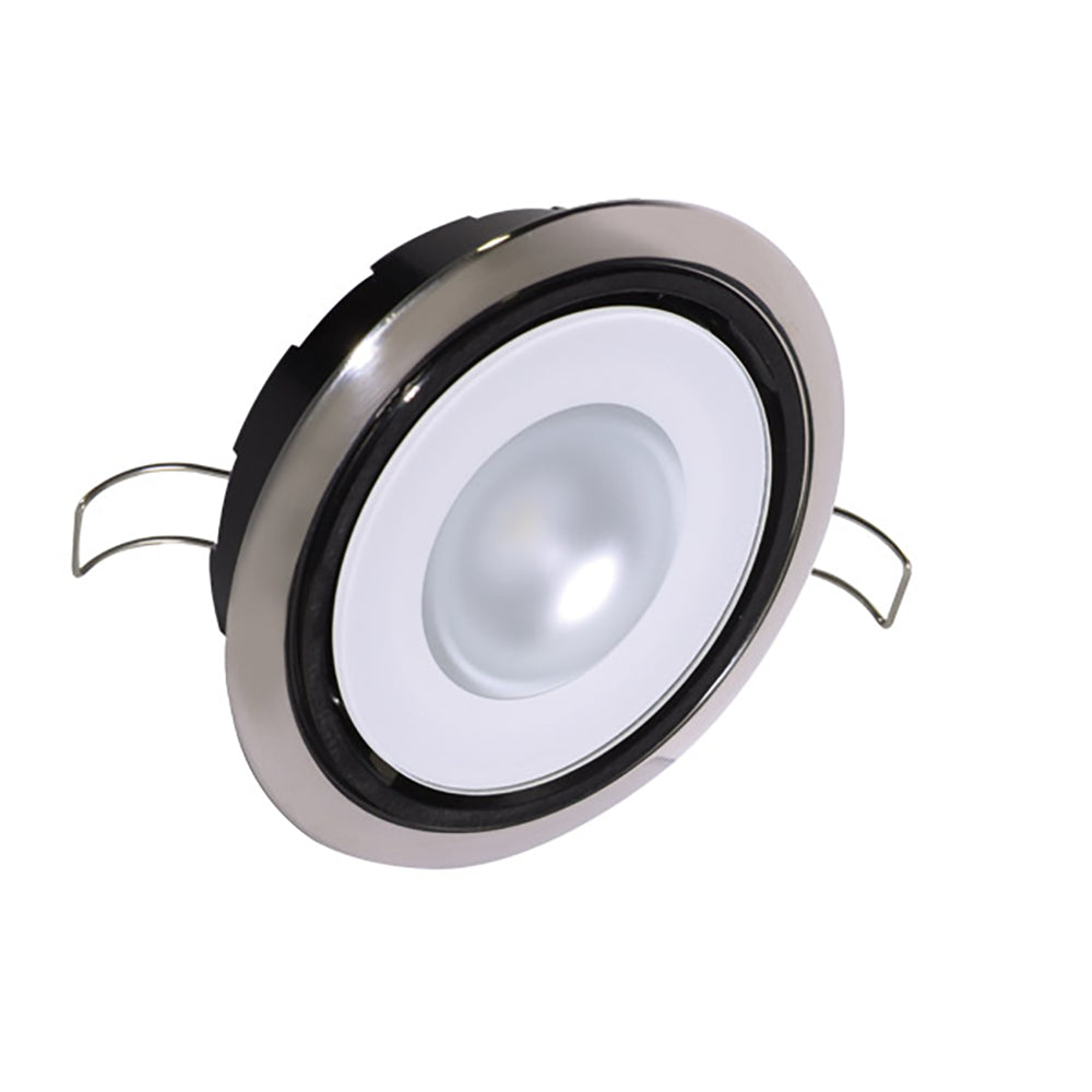 Lumitec Mirage Positionable Down Light - Spectrum RGBW Dimming - Polished Bezel