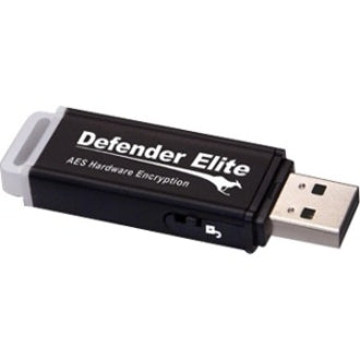 64Gb Defender Elite30 Flash Drv,Usb 3 Aes Hw Encrypted Flash Drive