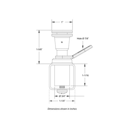 TACO Pontoon Fender Lock